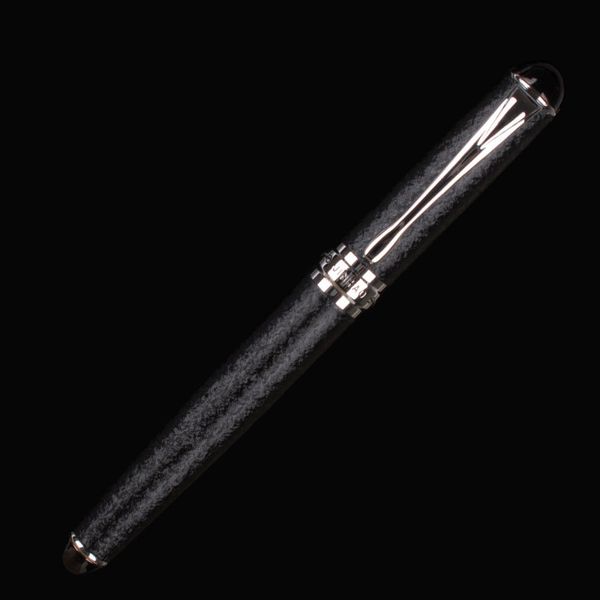 

jinhao x750 executive rough surface black and silver 0.7mm medium nib fountain pen