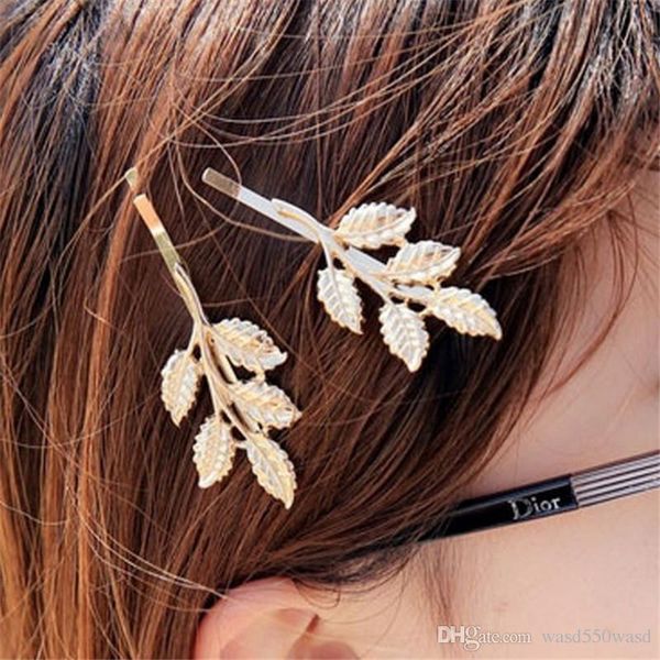 2019 Fashionable Female Headdress Alloy Leaf Starfish Hair Clip