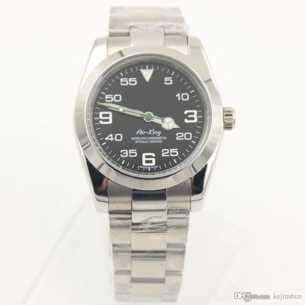 

Лучшие продажи RolixTop модные часы мужчины 116900-71200 AIR-KING 40 мм Mans автоматические часы м