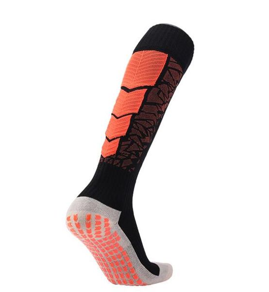 

mens antiskid and wear-resistant football socks damping towel bottom dispensing socks comfortable leg protection long tube sports socks cc08, Black