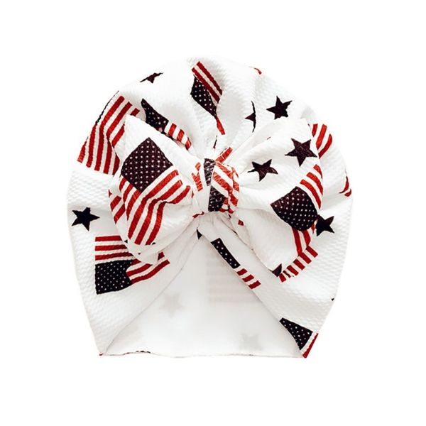 

baby cotton blends headband soft bowknot turban hair bands for children girls elastic headwrap fm, Slivery;white