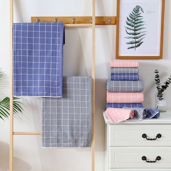 

cotton towel three-piece soft and thick absorbent bath towel