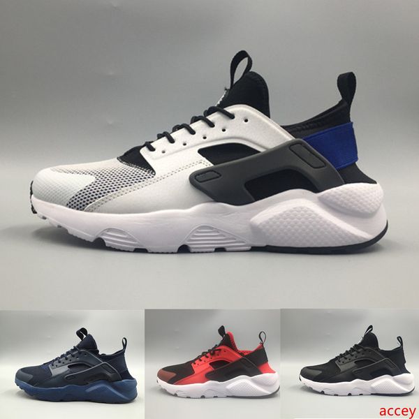 

2019 новые huarache 4 iv кроссовки для мужчин женщин черный белый серый дизайнерские кроссовки тройной huaraches бег трусцой спортивная обув