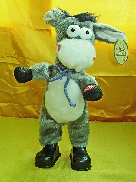 Frete grátis, eletrônico pet burro, pode dançar cantar balançou a cabeça burro elétrico, rock burro, crianças brinquedo engraçado