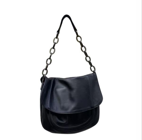 

designer female personality chain casual shoulder bag luxury retro crossbody bag women large capacity oversize handbag/4