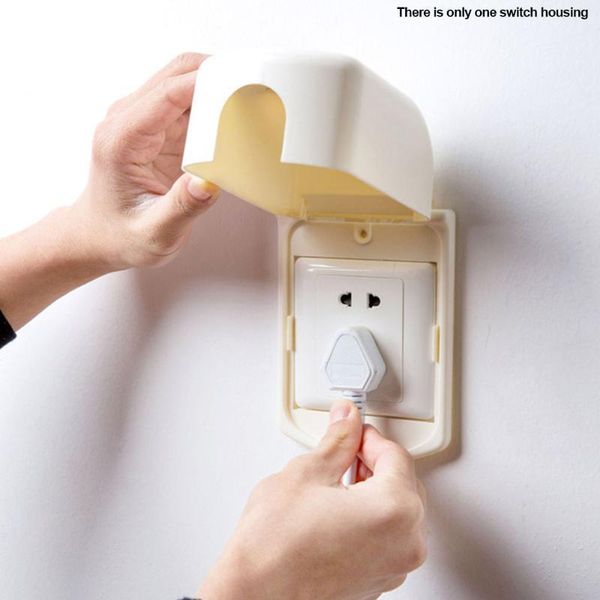 

electrical equipment switch cover protection safety universal single plug anti-electric portable solid kid baby children