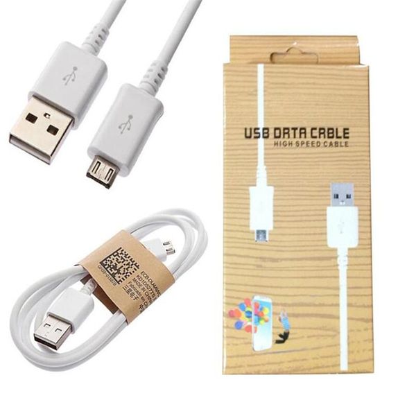 

1m 3ft micro usb data sync charge cord cable micro usb phone charger cable for samsung galaxy i9500 s4 s3 s2 htc with retail box