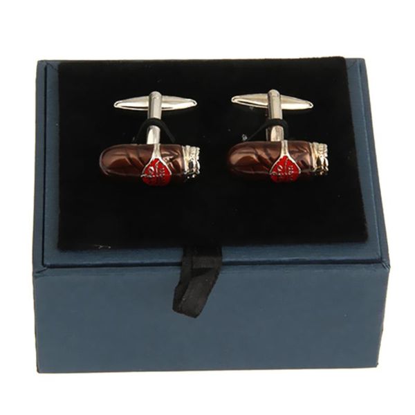 

cuff links stand cufflinks holder storage men jewelry gift display box case, Black