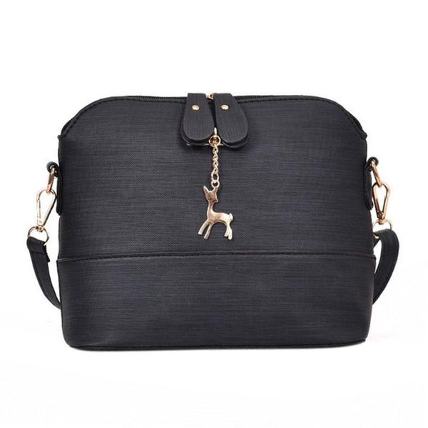 

sleeper #4005 new women messenger bags vintage small shell leather handbag casual packet bolsos mujer 2018