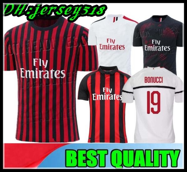 

19 20 ac milan occer jer ey 2019 ac milan piatek bacca paqueta bonucci home bertolacci menez calhanoglu football hirt