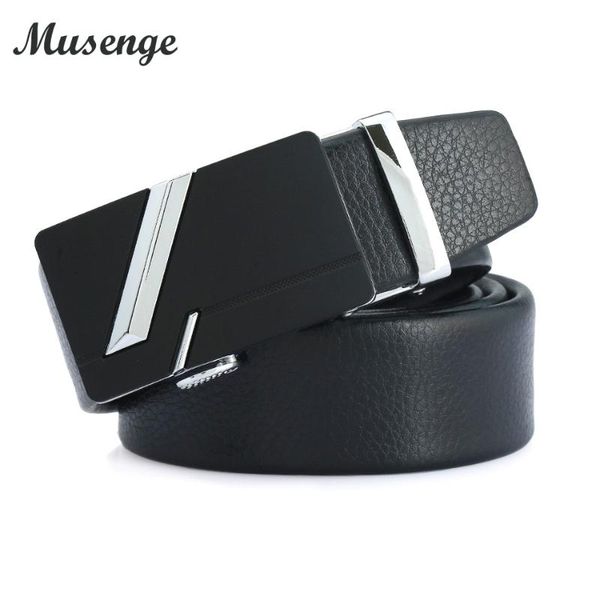 

leather belt men designer belts ceinture homme cinturones hombre automatic buckle mens cinto para homens riem kemer, Black;brown