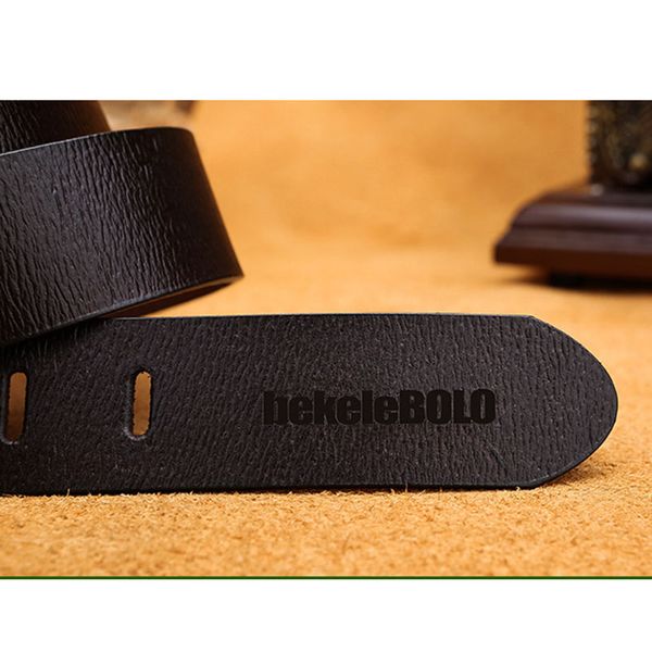 

luxury belt men's belts pronged buckle man's genuine leather strap for jean wide brown color fashion designer belt, Black;brown