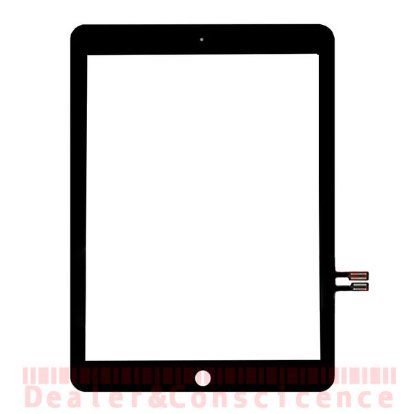 

30pcs dhl digitizer touch screen for apple ipad 9.7 (2018 version) a1893 a1954 has sensor front glass lens panel repair for ipad 6