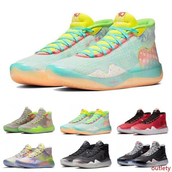 

2020 mens basketball shoes kd 12 11 eybl 90s kid warriors home wolf grey uuiversity red finals kevin durant 12s sport sneakers trainers 7-12