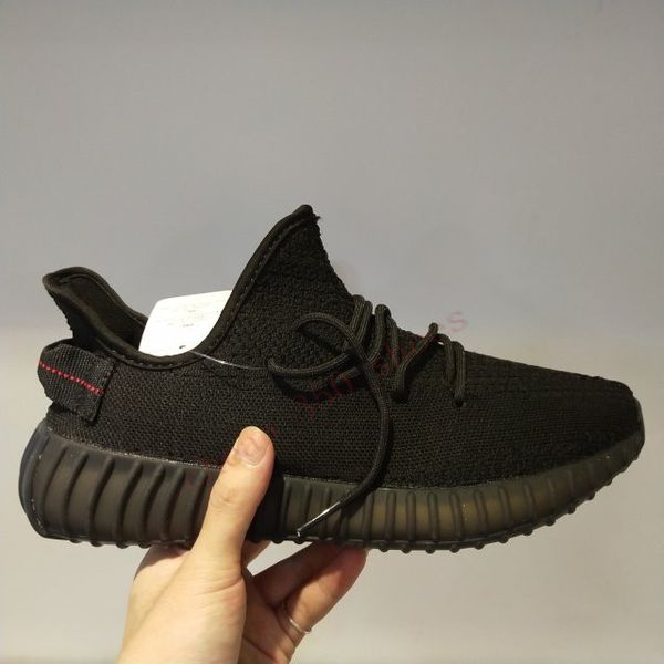 

2020 new kanye yecheil yeehu black static 3m reflective mens running shoes cloud true form bred women trainers sport sneakers