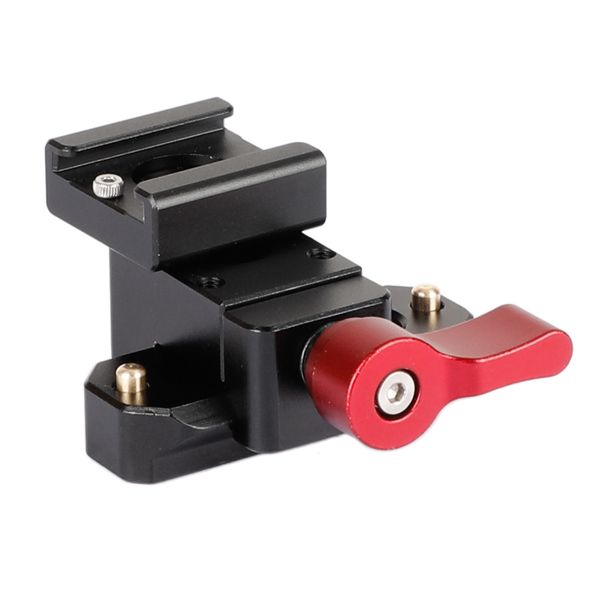 

camvate quick release clamp (red wingnut)& cold shoe mount adapter item code: c1520