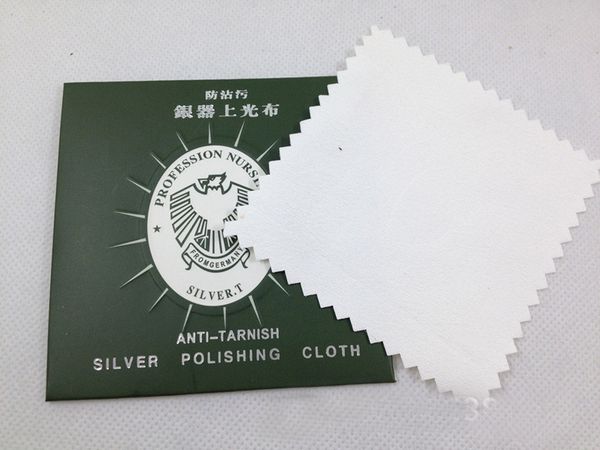 

anti-tarnish silver polishing cloth cotton silver cleaner watch bracelet cleaner cloth anti-tanish, Golden;silver