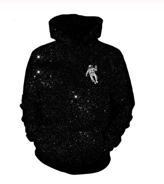 

new fashion harajuku style 3d printing hoodies space galaxy men women autumn and winter sweatshirt hoodies coats rr0306, Black