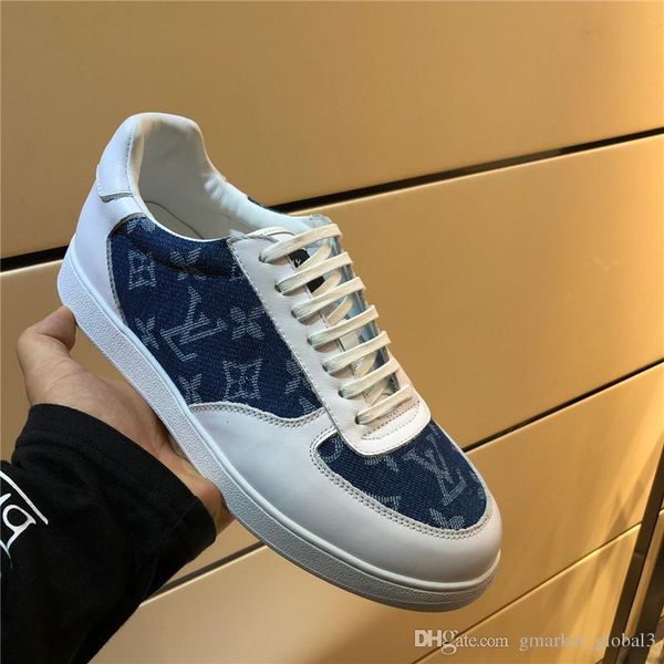 

Rivoli neaker 1a4ugj men trainer neaker leather cla ic neaker luxury de igner flat hoe trainer white ole with box