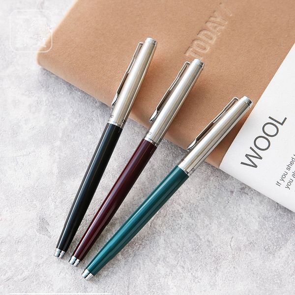 

jianwu 1pcs 0.5mm retro hero classic steel pen fountain pen luxury fashion fountain pens novelty pens gift office school support