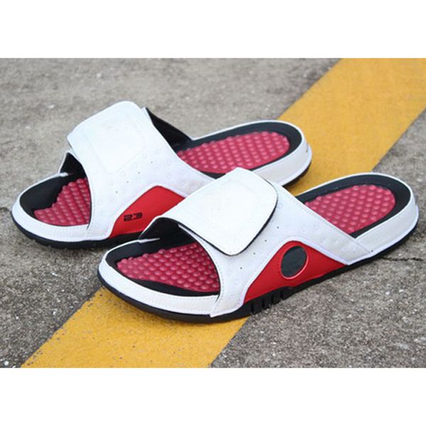 

2020 jumpman 4 slippers sandals hydro iv 4s slides black men beach sandal 11 xi 6 vi shoes outdoor sneakers size36-46