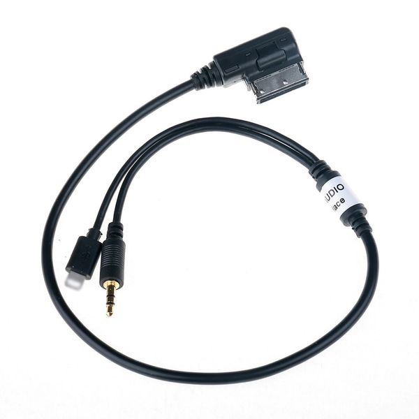 

Авто Авто 3.5 мм AUX Аудио Кабель-Адаптер MDI AMI MMI Мужской Интерфейс Подключите Зарядк