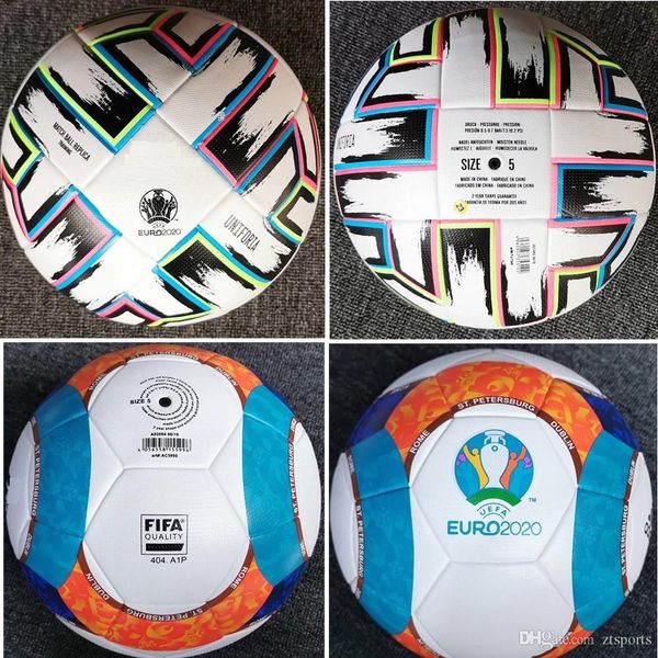 

european cup soccer ball 2020 final kyiv pu size 5 balls granules slip-resistant football ball