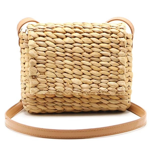 

summer women shoulder bag hand made exquisiteness straw bags mini woven flap sweet pastoral rattan girls bag