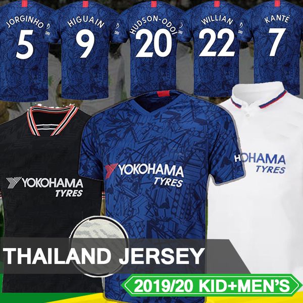 

Thailand 2019 2020 KANTE PULISIC HUDSON ODOI JORGINHO LAMPARD GIROUD soccer jerseys 19 20 WILLIAN men kids