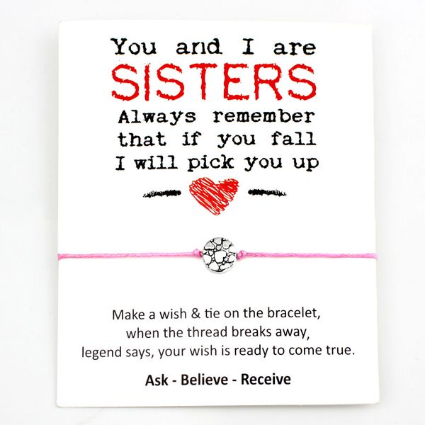 

heart love sister charm card bracelets sea turtles tortoise animal antique silver red pink women men jewelry drop shipping, Golden;silver