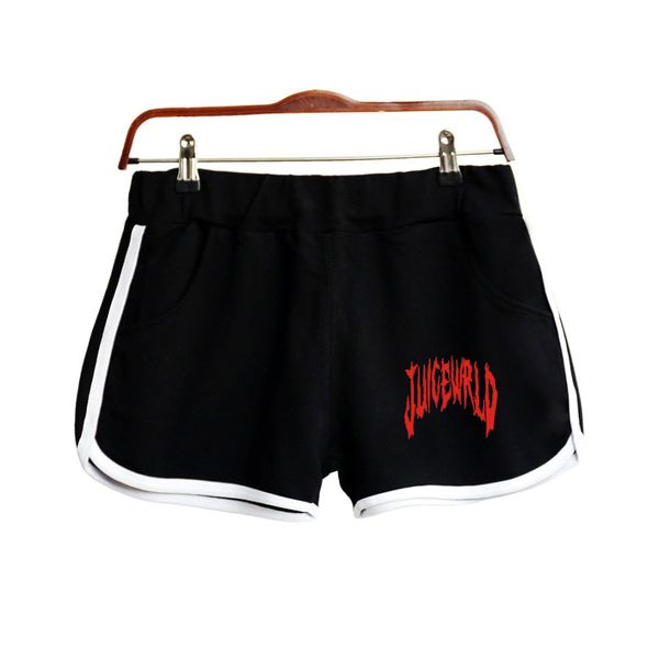 

rapper juice wrld emo trap song "lucid dreams" hip hop print women shorts clothes harajuku ladies kawaii shorts, White;black