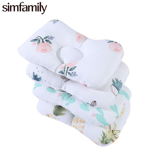 

simfamily] cute baby concave pillow room bedding decor infant baby boys girls sleeping cushion neck support pillows kids gifts