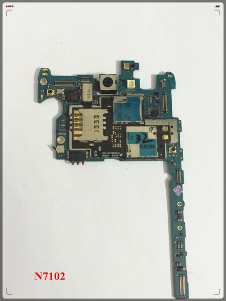 

unlocked original 32gb motherboard for samsung galaxy note 2 n7102 dual sim motherboard chips logic board ing