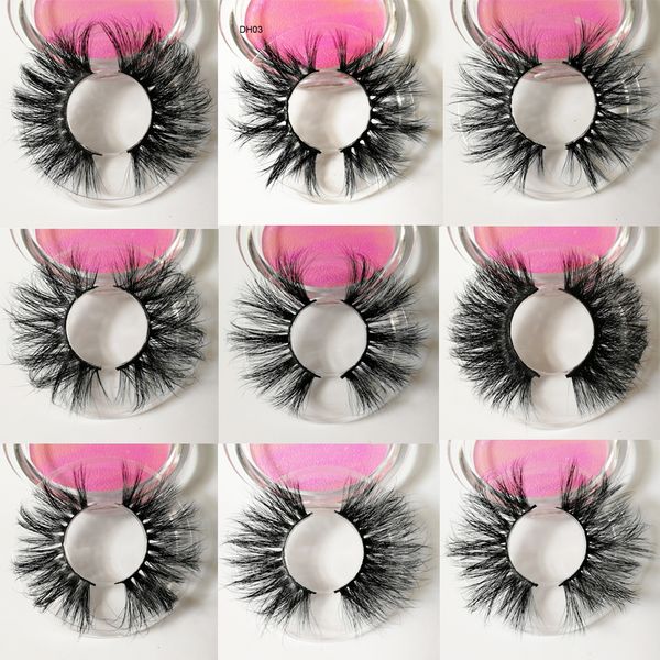 

25mm long mink eyela he fal e eyela he natural long fake eye la he 25mm mink la he 3d mink eyela he private logo