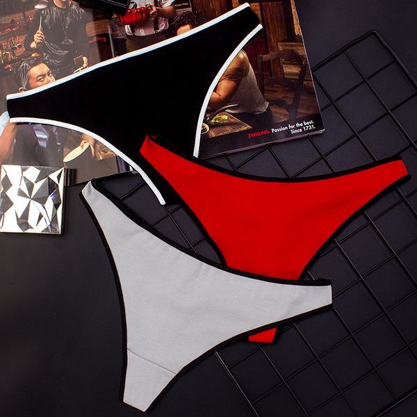 

sandy clothes contrast panties briefs women low color underwears seamless g thong lingerie t back women waist gift will string and afgbg