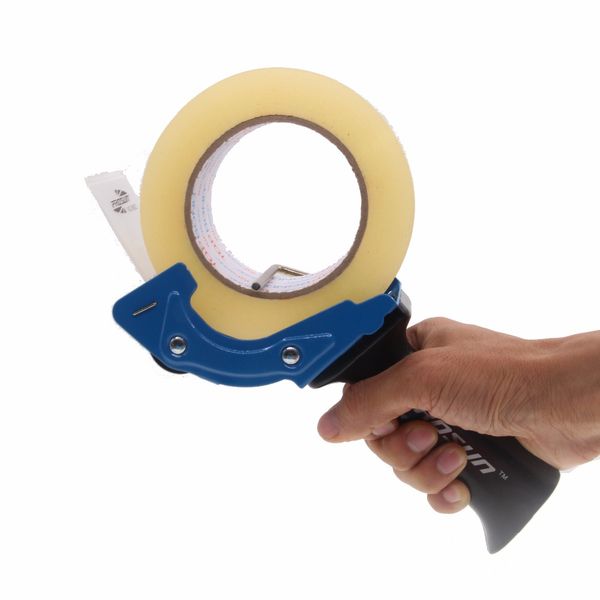 

60mm heavy duty tape gun dispenser lightweight handheld tape cutter for carton, packaging and box sealing; random color