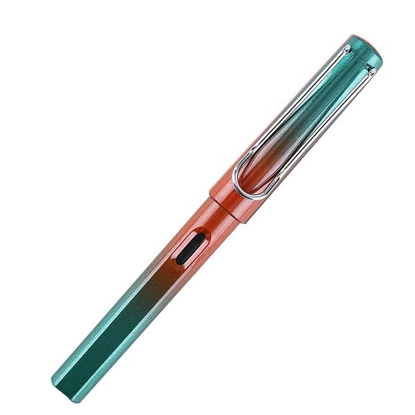 

0.5mm 0.38mm gradient pen positive posture wording office child boy beginner replaceable ink bag