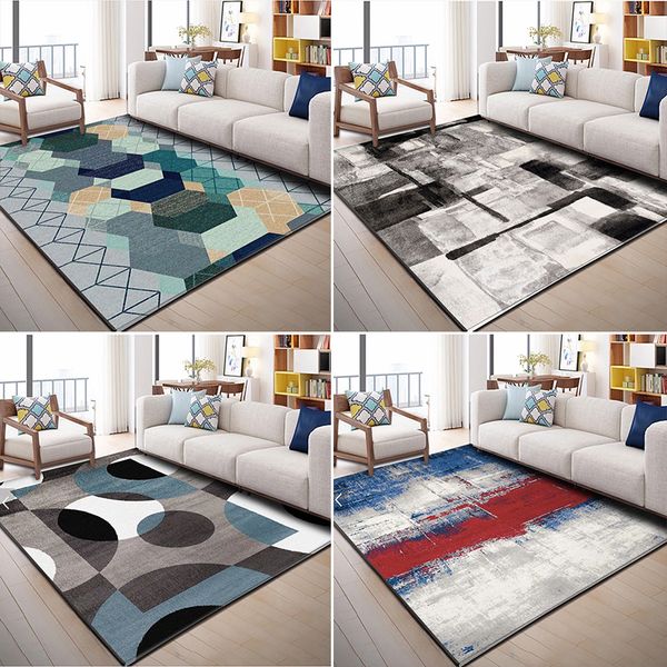 

nordic carpet sofa tea table mat modern minimalist bedroom bed full of personality rectangular mat