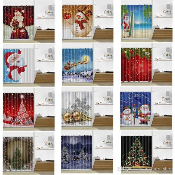 

snowman shower curtain merry christmas sleepy snowman pattern bathroom shower curtain christmas bath curtain 165*180cm