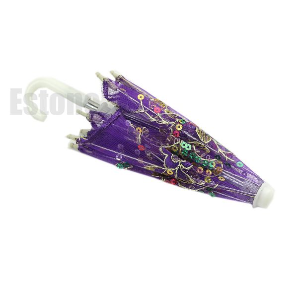 

15cm craft embroidered umbrella art decorate for wedding dance props party new 72xf