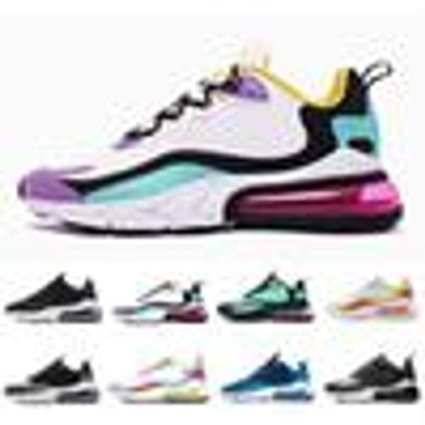 

2020 designer shoes review 270 react men women run shoes 270s phantom bauhaus optical hyper jade trainers sport men designer sho, Black