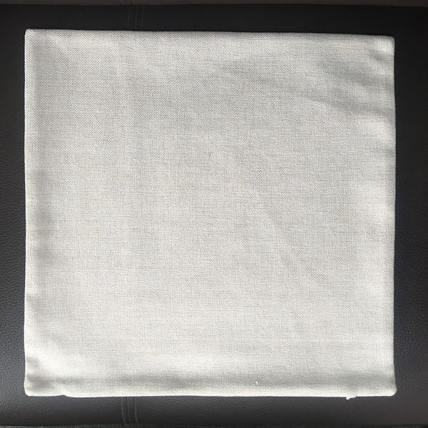Faux Linen Pillow Cover Sublimation Blanks Farmhouse Decor Pillow