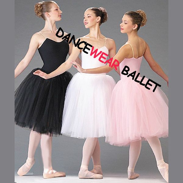 

new arrival women kids girls size 140cm-175cm pink black white classic ballet tutu skirt dress, Black;red