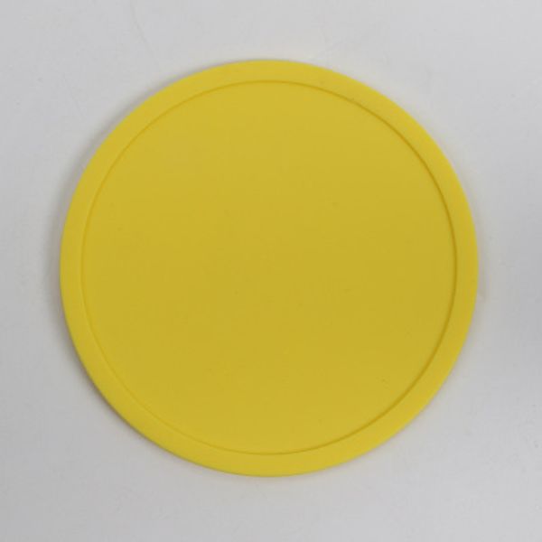 yellow drink coasters
