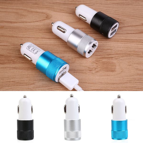

2 in 1 dual usb car charger charging socket lighter 2.1a plug and play