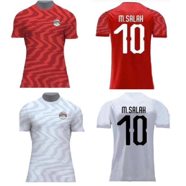 

m. salah 19 20 egypt home red soccer jersey kahraba a. hegazi ramadan 2019 2020 egypt away white football shirt thai quality, Black;yellow