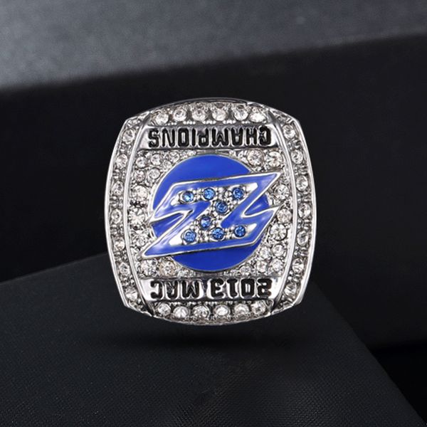 

2013 l o u i s v i l l e university mac football national championship ring with wooden display box case fan gift wholesale customization, Golden;silver