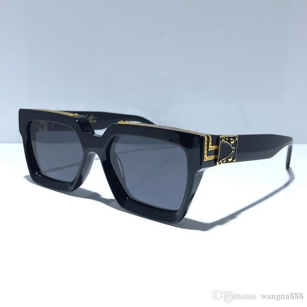 

millionaire sunglasses full frame vintage designer 1165 sunglasses for men shiny gold sell gold plated 1.1 sunglasses 96006, White;black