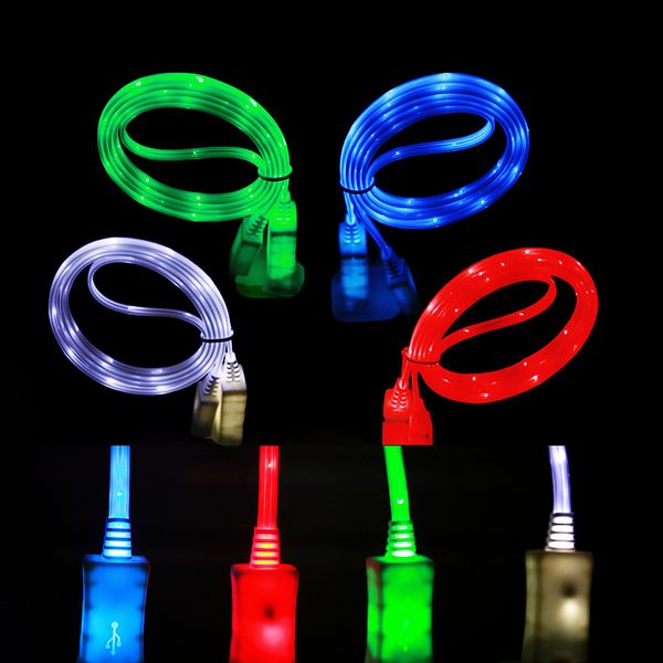 

1M 3FT светятся в темноте Светодиодный индикатор Micro USB TYPE-C Синхронизация данных Зар