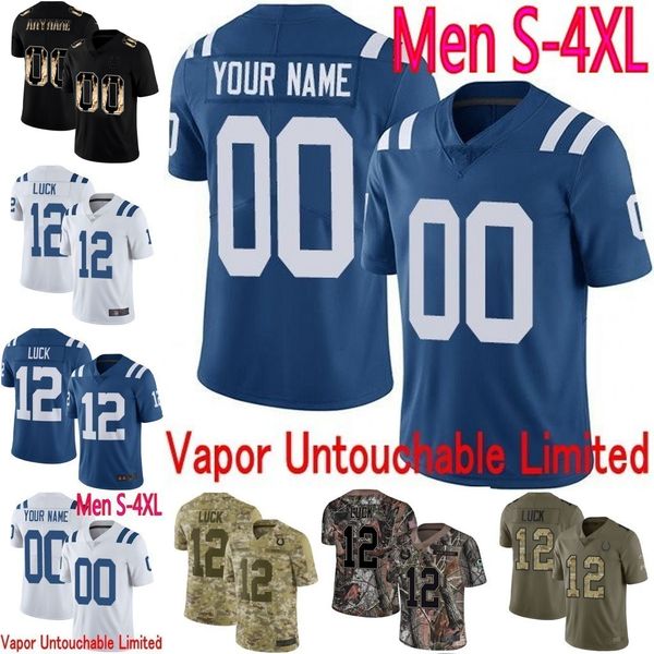 

100th custom colt jersey men youth women darius leonard t.y. hilton parris campbell quenton nelson marlon mack malik jacoby brissett s-4xl, Black;red